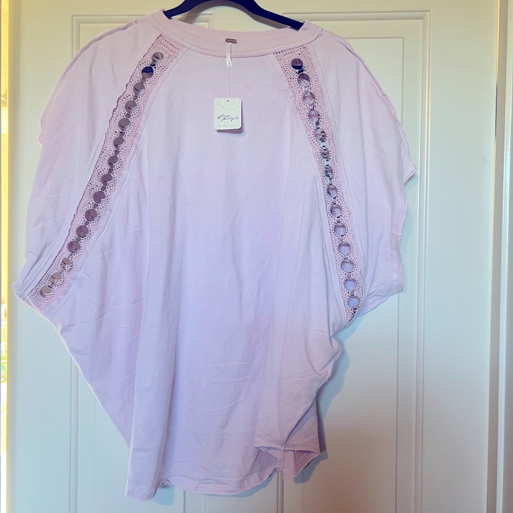 Free People Shirt with grommet detail